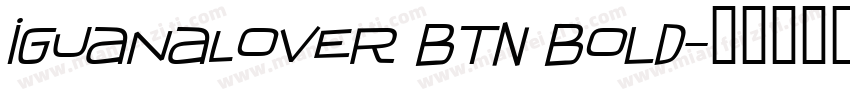 IguanaLover BTN Bold字体转换